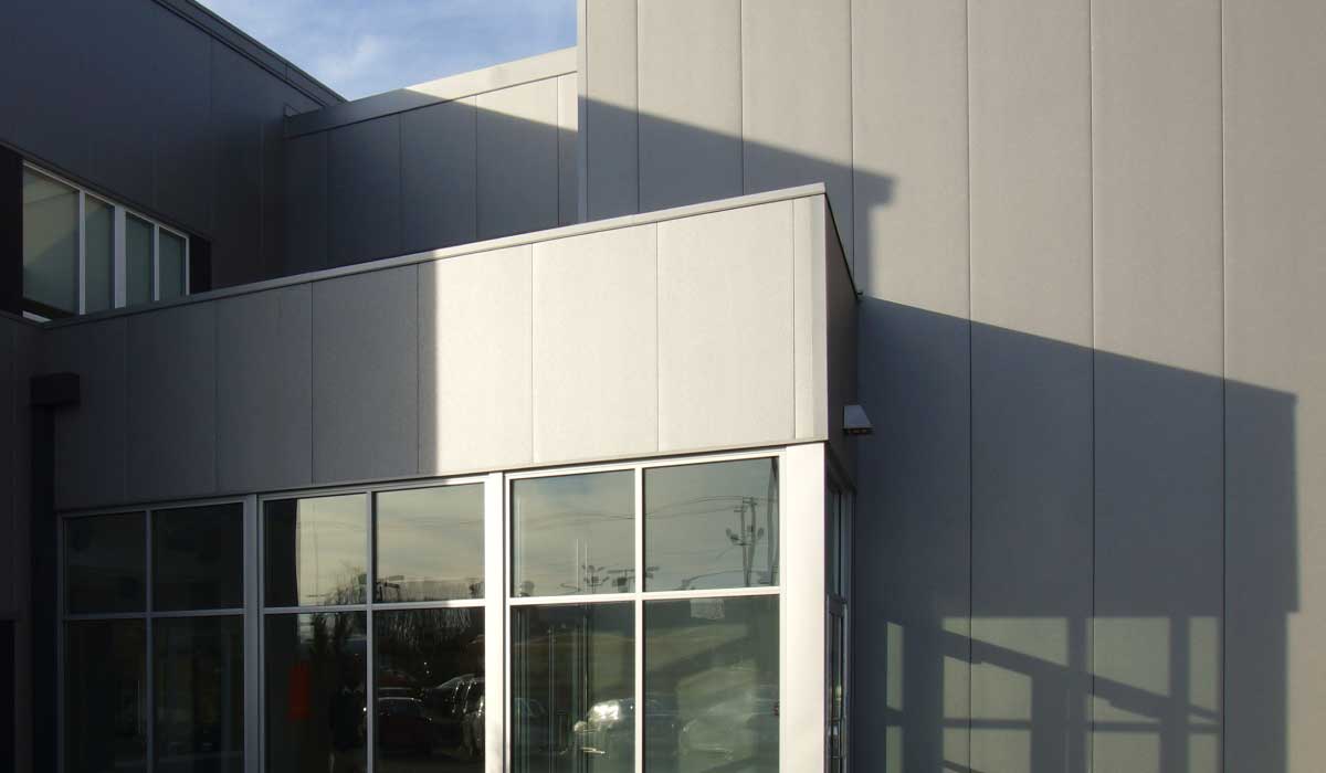 Commercial Building With Cladding metal colorbond cladding