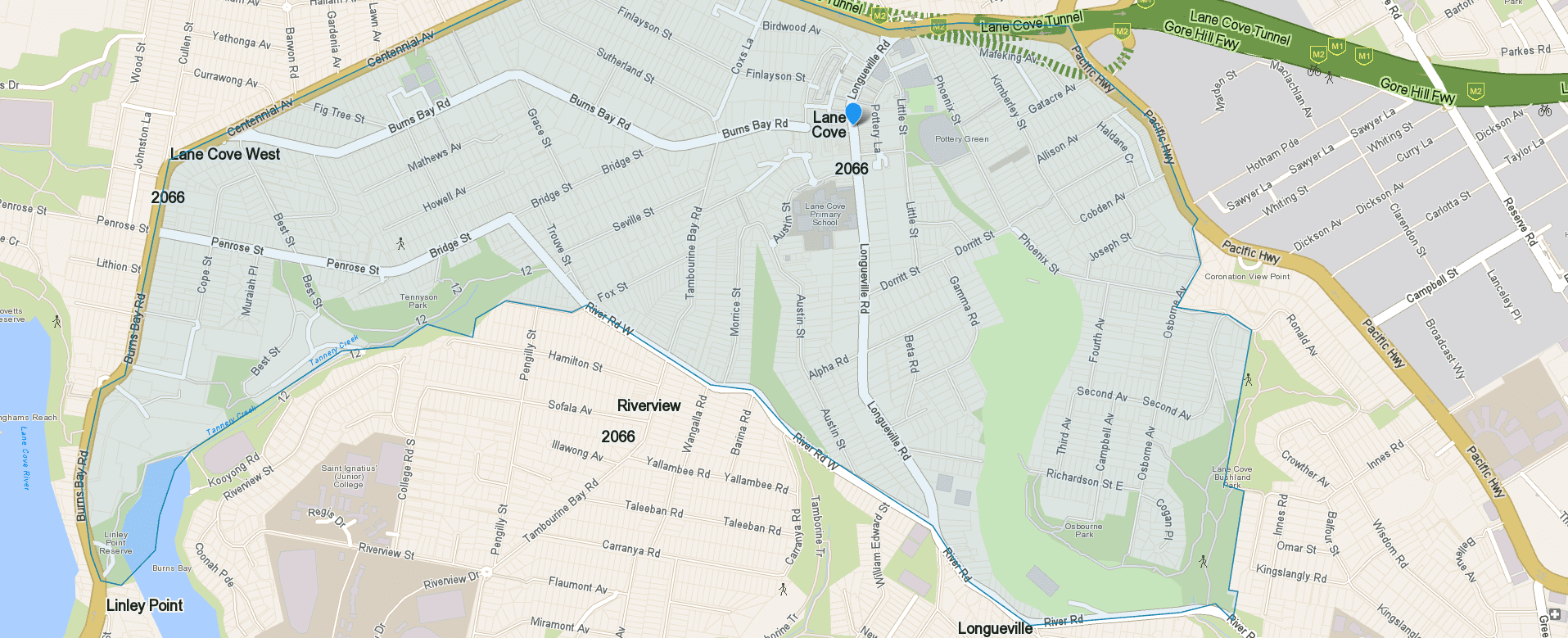 Sydney Roof Service Area - Lane Cove Sydney NSW metal roofing online sydney
