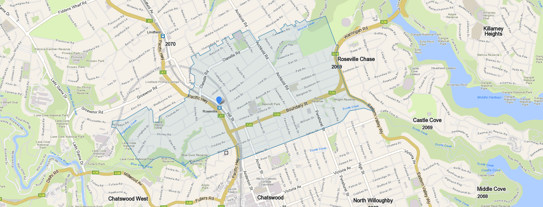 Sydney Roof Service Area - Roseville NSW 2069, Australia metal roofing contractors sydney