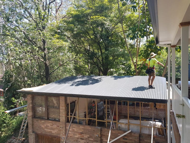 New Roof Installation by sydney Roof NSW colorbond metal roof sydney north shore